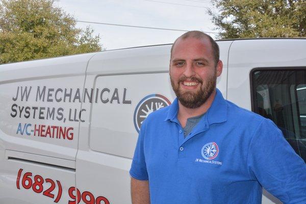 Service technician Jonathan is here to help!