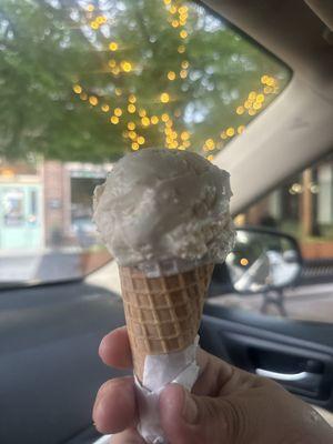 Island Rum Coconut on a sugar cone