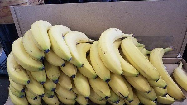 Fresh bananas.