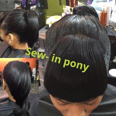 Sew in pony