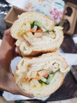 Egg banh mi