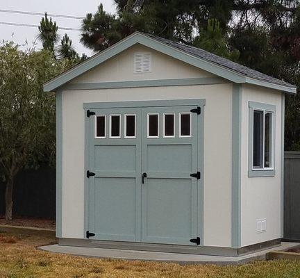 Newly installed shed