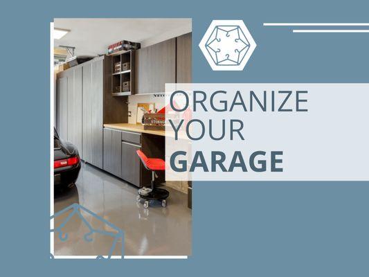 Maximize garage space! Our prime quality cabinets will help you sort, declutter, and organize for easy access and efficiency.