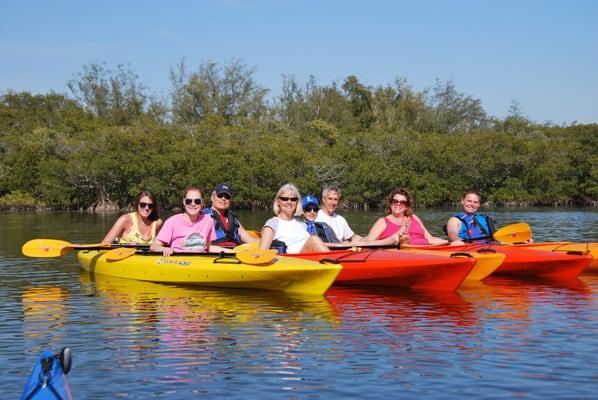 Explore Sarasota while enjoying a peaceful ride on a kayak.