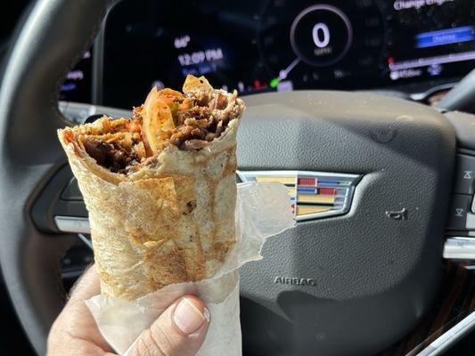 Beef shawarma