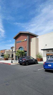 Modern look and open space with atms outside for convenience