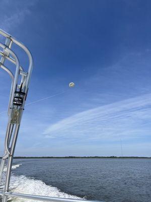 Parasailing at the Eagle height!