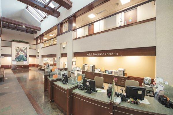 Adult care front desk.