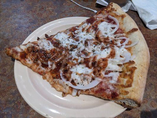 BBQ chicken pizza at Avondale Pizza Cafe