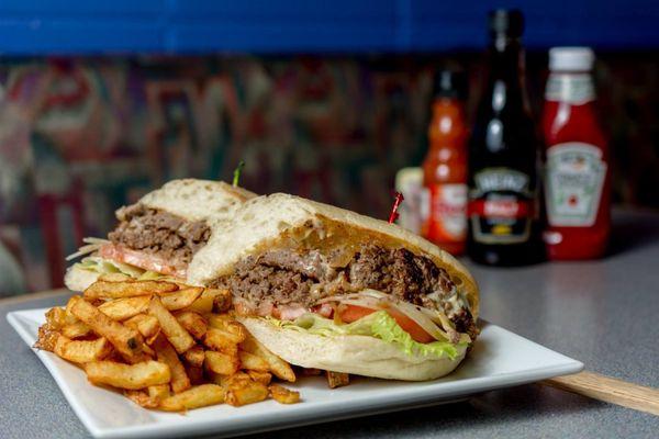 Cheesesteak hoagie