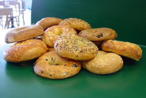 Bagels baked fresh all day long!