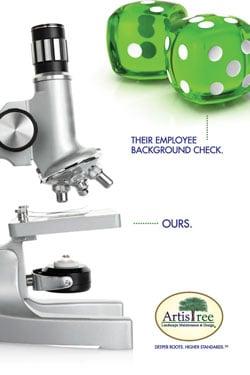 Their employee background check vs ours. Does your landscaping company have specialized teams for your individual needs