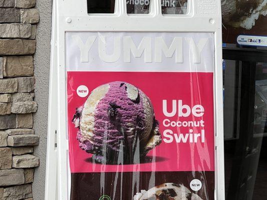 Ube coconut swirl available