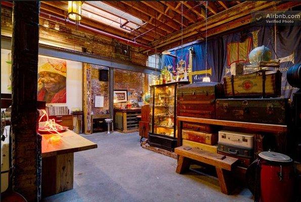 LIVE WORK SPACE warm, reclaimed wood, repurposed materials, vintage Handyman Near Me LOWER MANHATTAN  https://notjusthandymen.com/