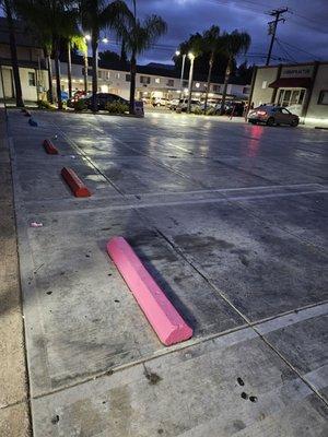 Parking spots