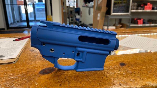 A cerakote job done by the Gunsmith at Applied Balistics