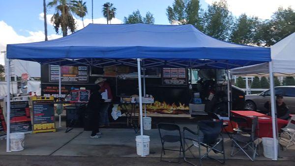 Smokin' Ed's BBQ is inside the Disabled American Veterans parking lot