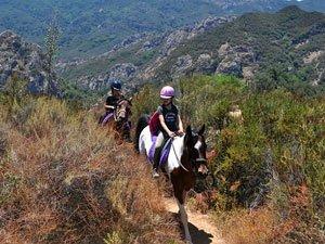 Riding the trails along the San Gabriel River.