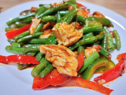 Pad Prik Khing with Chicken