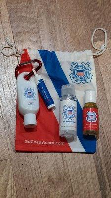 Bag of goodies from the US Coast Guard  10-01-2022