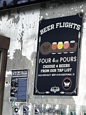 Beer flight option