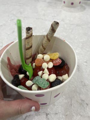 Frozen yogurt