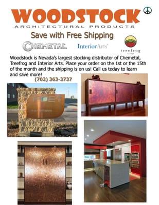 Woodstock, Distributor of Chemetal, Treefrog and Interior Arts.