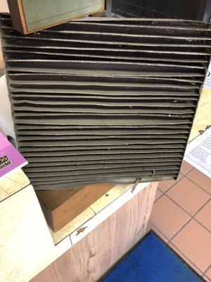 My air filter was disgusting... car smells and my heater / AC Fans run great again