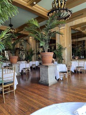 Upstairs dining area