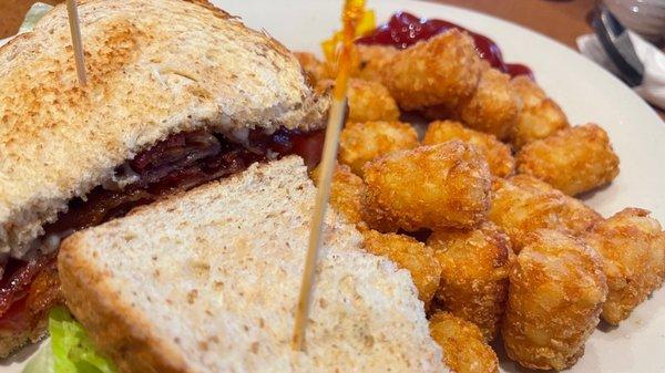 BLT with tots. Both were delicious