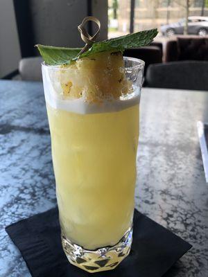 Pineapple Jalapeño Smash from the bar!