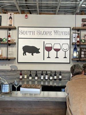 South Slope Wines cute little place