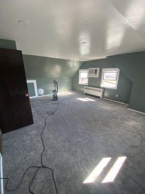 Master bedroom carpet