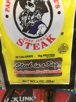 It's steak...in a bag!