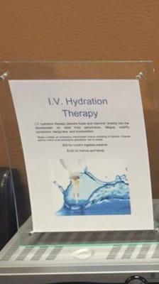 IV hydration therapy