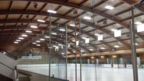 The rink known as the "the barn"