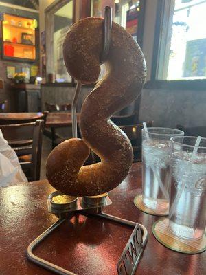 The Handlebar Mustache Pretzel