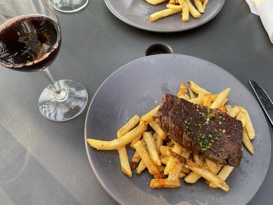 Steak frites were my new happy place!