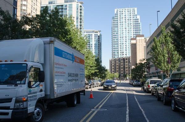 One of our trucks in Jersey City, NJ