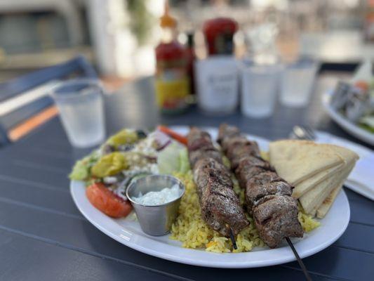 Filet Mignon Kabob Platter