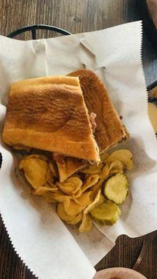 Cuban Sandwich w/ chips & pickles