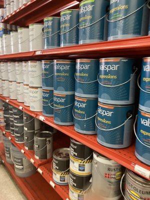 Wide variety of paints