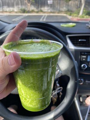 Small green juice.