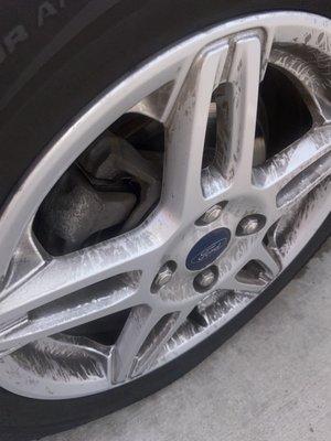 Dirty rims.