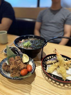 Tempura Soba & Chicken Tatsuta-Age