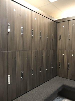 New lockers