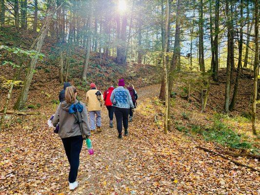 Our residents enjoyed the restorative power of forest bathing, led by a trained Forest Bathing Guide.