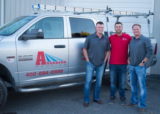 (Left) Dave Anderson 
 (Middle) Chris Baumgart 
 (Right) Wade Frohloff