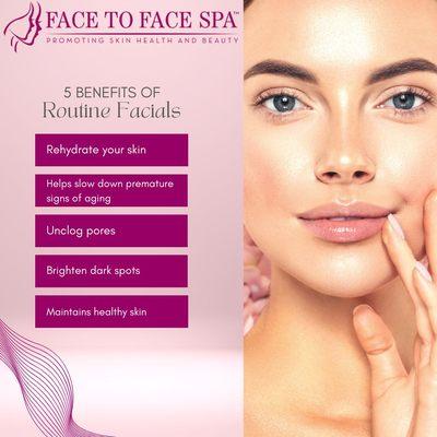 Consistency is key when you want great skin! Here are some benefits of having a routine monthly facial.