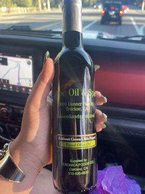 My baklouti green pepper olive oil